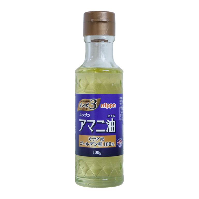 オイル アマニ油 ニップン 100g 亜麻仁 オメガ3 油 脂肪酸 : ママパン