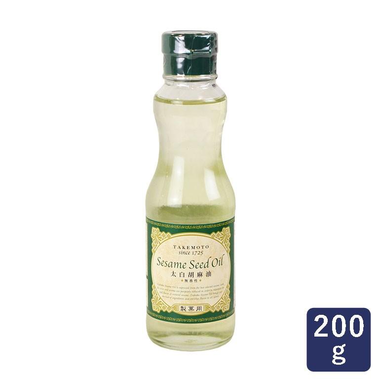 竹本油脂 太白胡麻油 製菓用 200g ごま油 マルホン 冊子付 ゴマ油 胡麻油 太白ごま油 太白ゴマ油 白いごま油 ママパン | マルホン