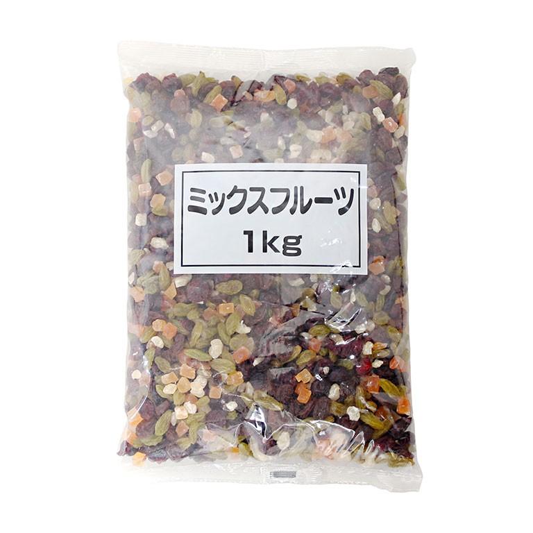 ドライミックスフルーツ 1kg レーズン クランベリー パパイヤ パイナップル|mamapan|02