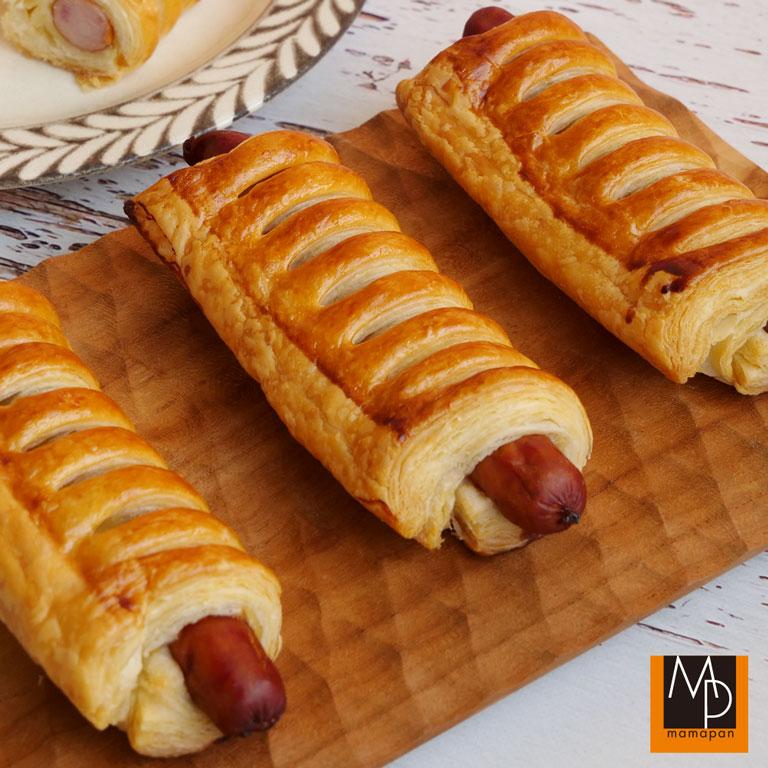 ISM（イズム） あらびきウインナーパイ 80g×70 冷凍パイ生地 冷凍パイ 発酵不要 業務用 1ケースの画像