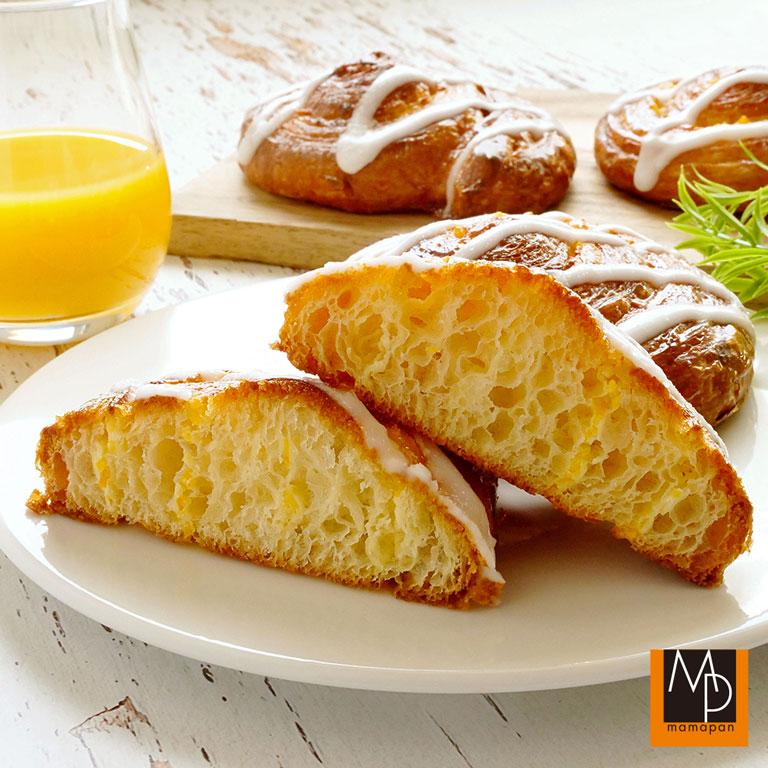 ISM(イズム) なつみかんデニッシュ 60g×70 冷凍パン生地 冷凍デニッシュ 業務用 1ケースの画像
