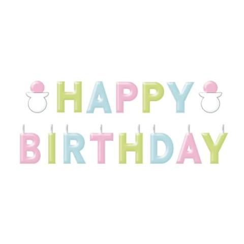 キャンドル　ハッピーバースデーキャンドルギフト　カメヤマ      バースデーケーキ ローソク ろうそく ママパン |  | 02