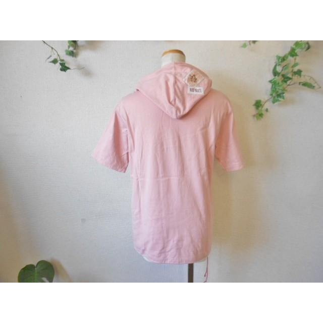 ピンクハウス PINKHOUSE フード&ワッペン付 カットソー パーカー｜mamapocket4976｜06