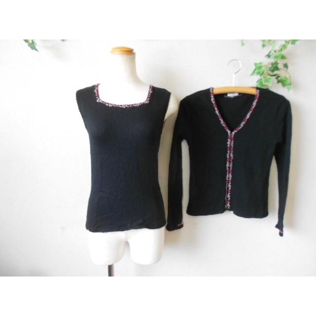 レストローズ Lestrose 秋冬 お花の可愛い アンサンブル Sale 60 Off