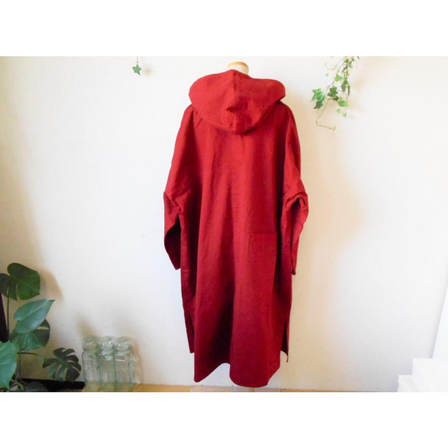 YACCOMARICARD（ヤッコマリカルド） 身幅の広い フード 付き ロング 丈