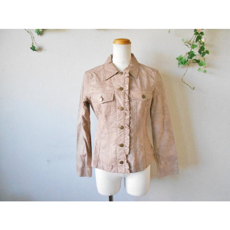 レストローズ LEST ROSE ３シーズン フェイク レザー ジャケット M