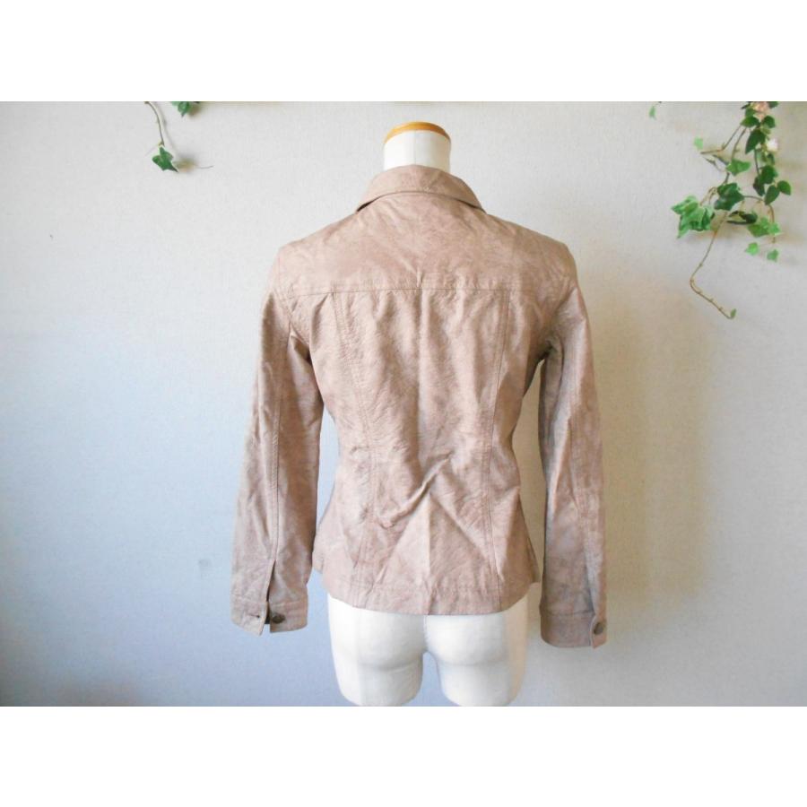 レストローズ LEST ROSE ３シーズン フェイク レザー ジャケット M