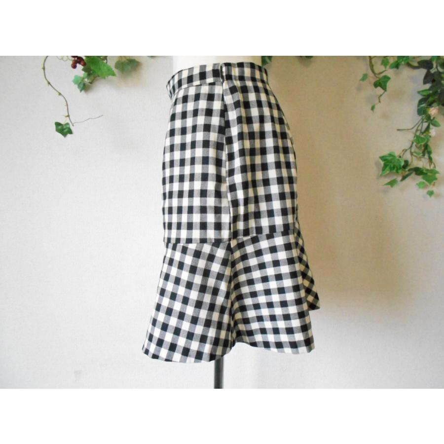LAISSE PASSE（レッセパッセ） 秋冬春 チェック の フレア スカート 38