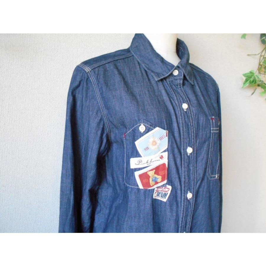 PINK HOUSE 2014年 ピンクハウス PINKHOUSE ワッペン の 可愛い 長袖