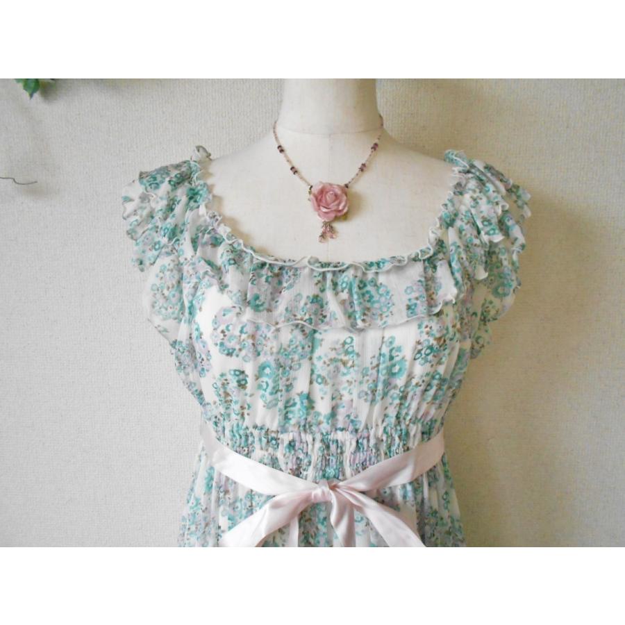 在庫限りッ アウトレット レストローズ Lest Rose リボン 付き 花柄 プリント の 可愛い ワンピース 2 日本製 スペシャルset価格 Datalexonline Com Br