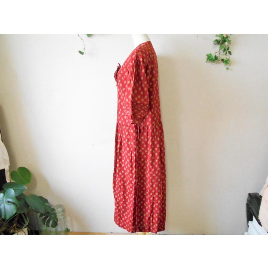 ピンクハウス PINKHOUSE ピンタック & リボン の 可愛い お花 プリント  