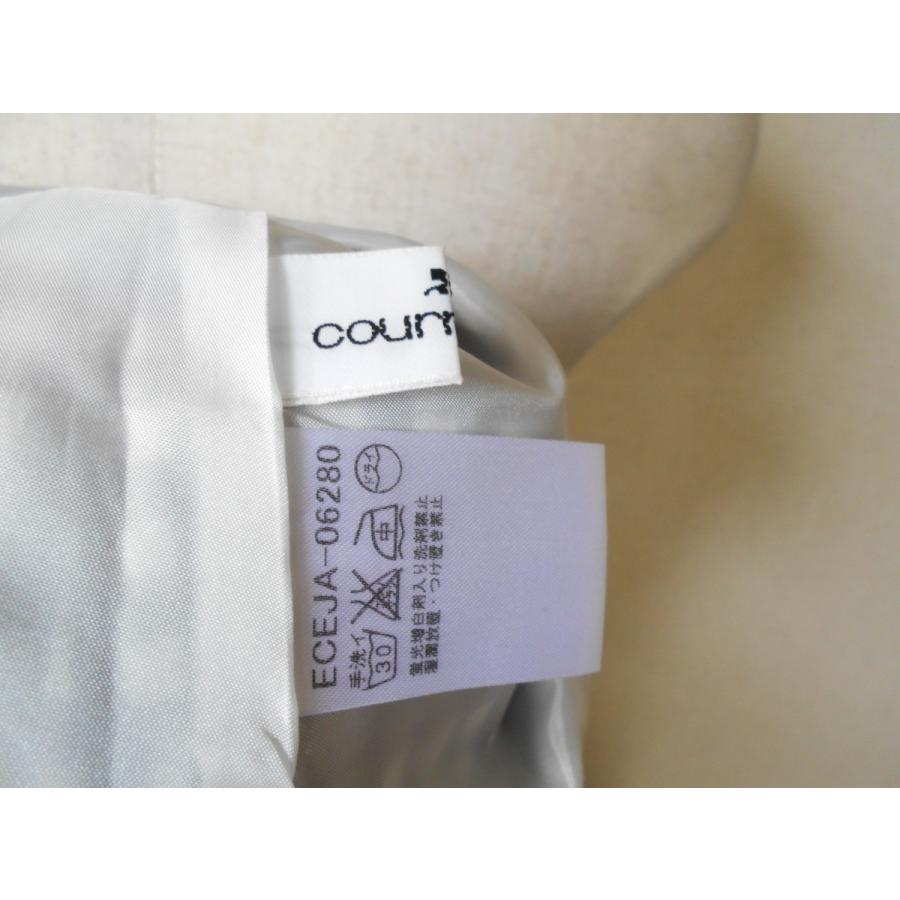 クレージュ courreges ウエスト リボン 付き チェック の 可愛い ワンピース 38｜mamapocket4976｜08