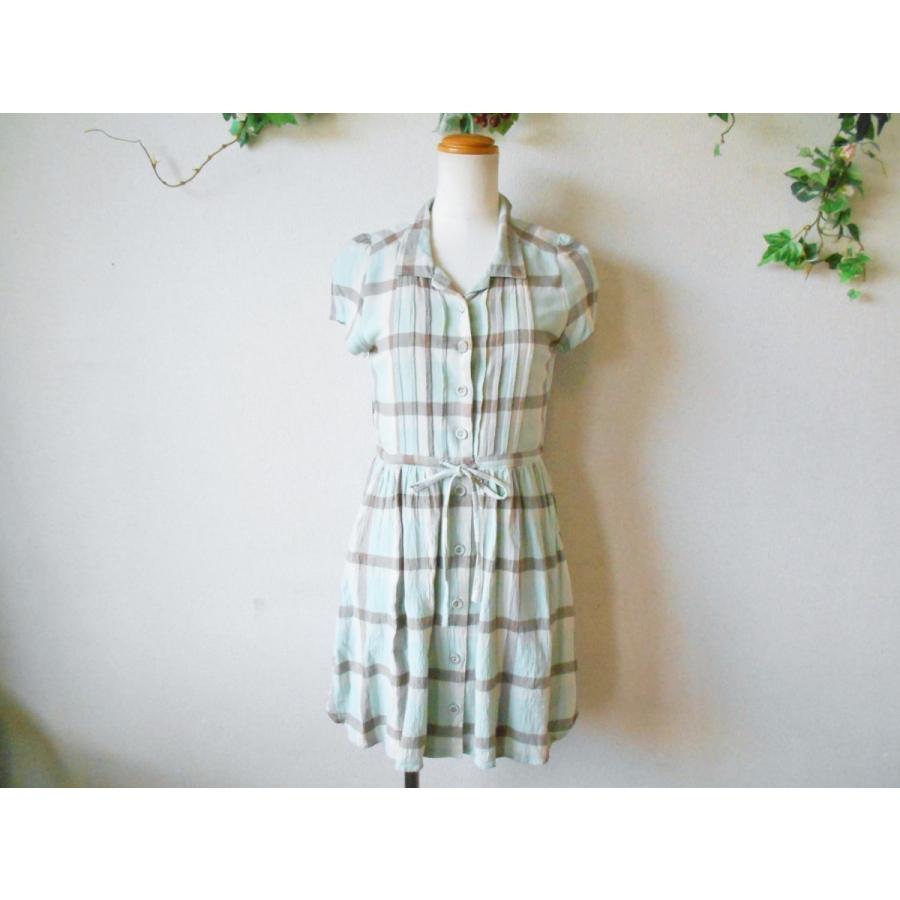 ダズリン Dazzlin 春夏 向き チェック の 可愛い ミニ 丈 ワンピース S 10 リサイクルマーケットママポケット 通販 Yahoo ショッピング