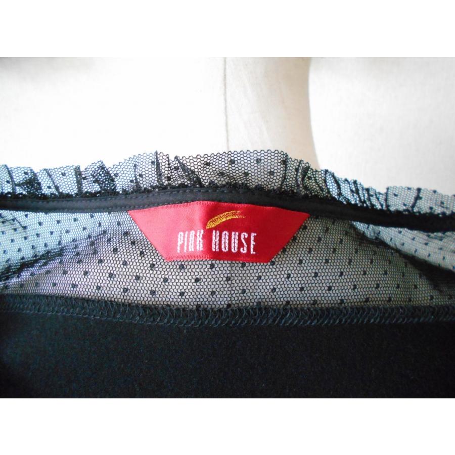 PINK HOUSE 美品 2014年 ピンクハウス PINKHOUSE ドット 入り チュール 