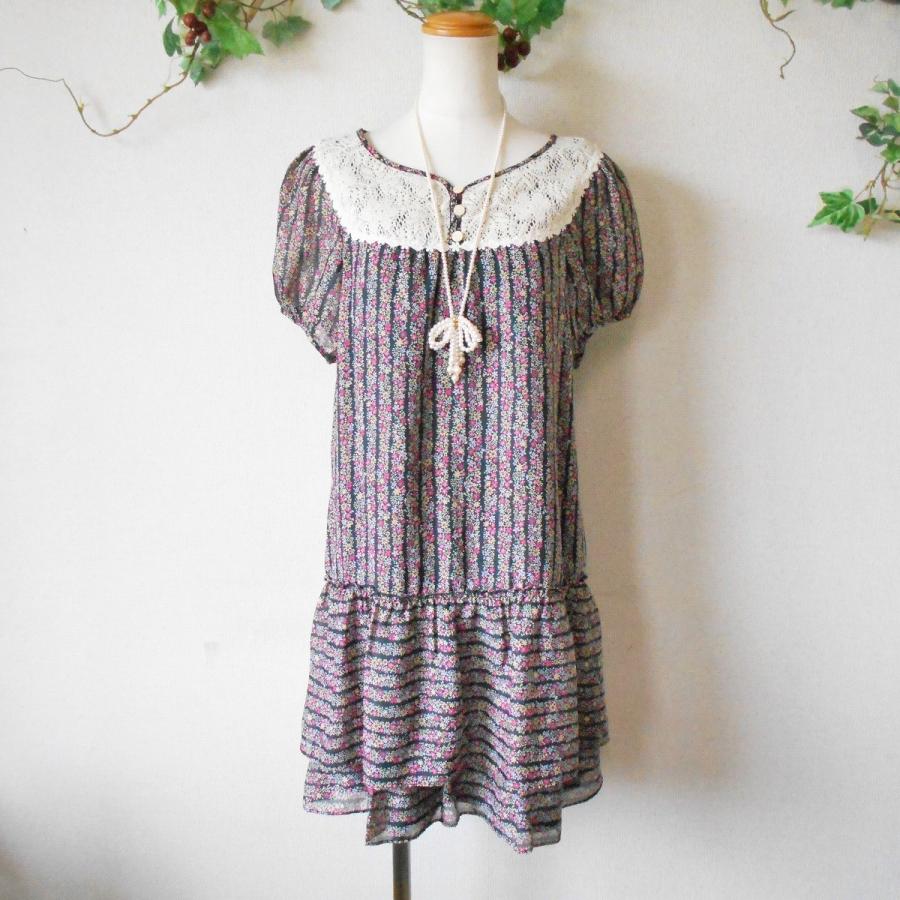 ディップドロップス Dipdrops オンワード 樫山 レース の 可愛い 春夏 向き チュニック ワンピース 2 01 リサイクルマーケットママポケット 通販 Yahoo ショッピング