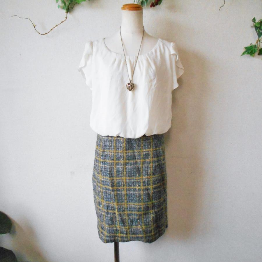 ルーニィ セレクション Lounie Selection 秋冬 向き 上下 切替 ドッキング ワンピース 日本製 38 1904 04 リサイクルマーケットママポケット 通販 Yahoo ショッピング