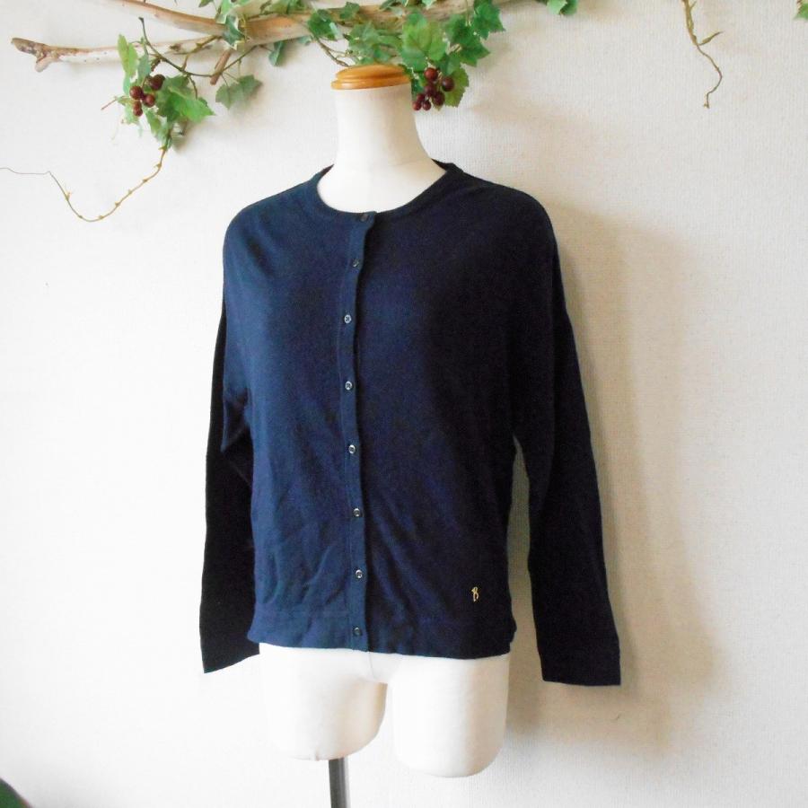 NEWYORKER ニューヨーカー ブルー BLUE カシミヤ 混 レディース