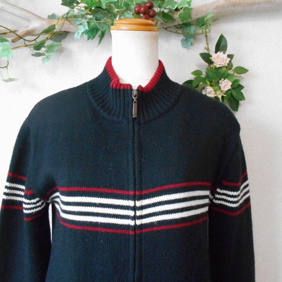 バーバリーブラックレーベル【BURBERRY】高級　ニット　ジップアップ BURBERRY BLACK LABEL（バーバリーブラックレーベル） バーバリー