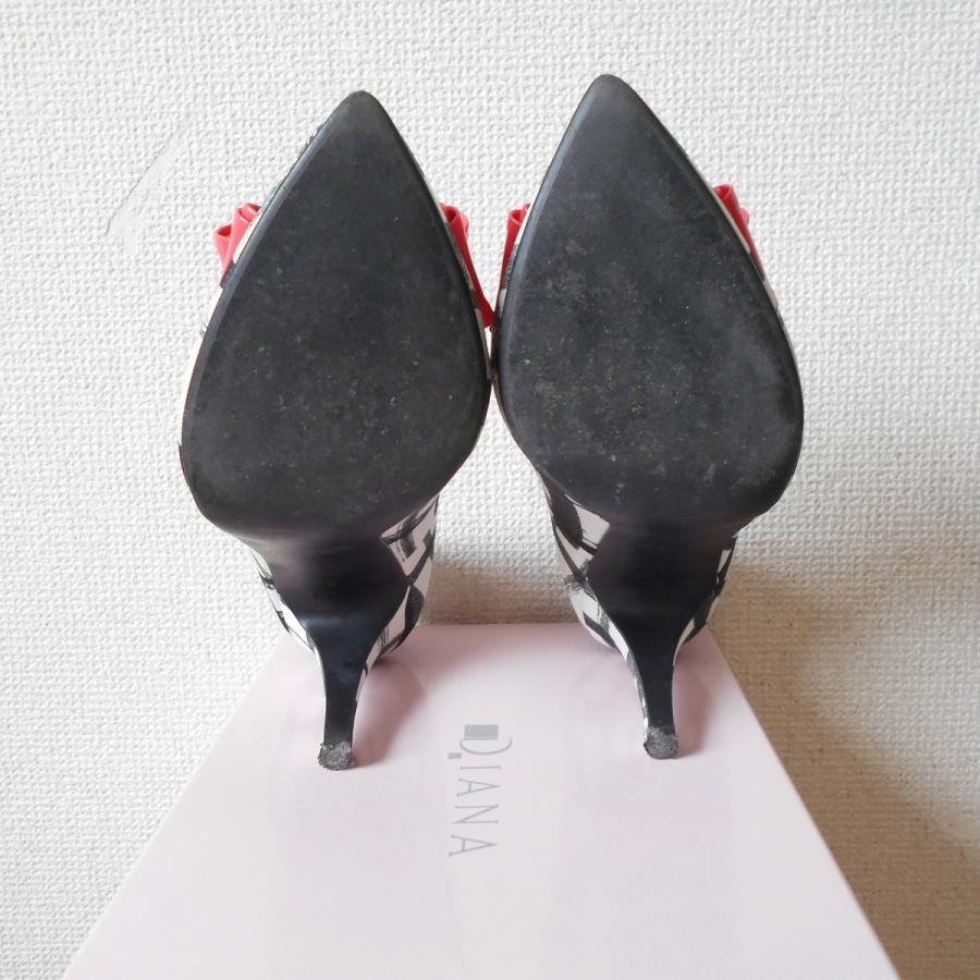 DIANA 箱あり ダイアナ 可愛い リボン 付き チェック の DIANA 箱あり ダイアナ 可愛い リボン 付き チェック の