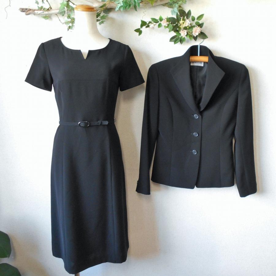 美品 レミオーレ LEMIORE 小さい サイズ ワンピース & ジャケット  