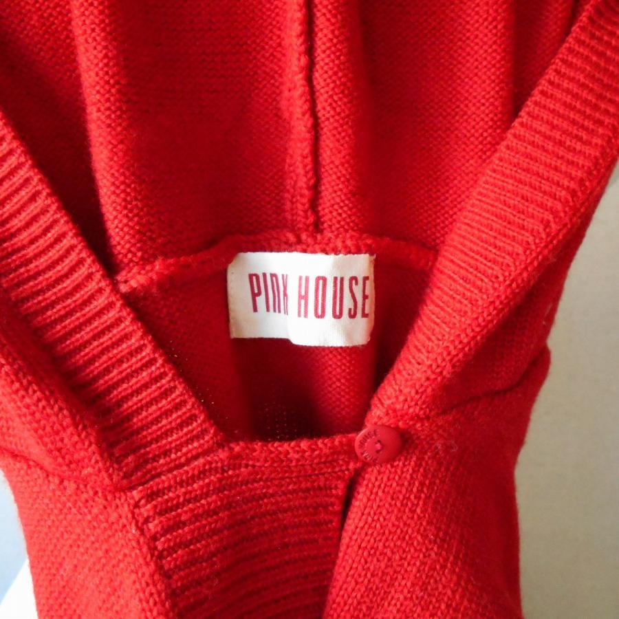 PINK HOUSE（ピンクハウス） ダッフル タイプ フード 付き ニット