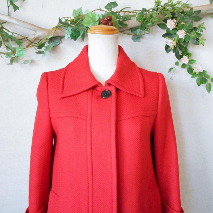 MACPHEE ワイドパンツ朱赤 サイズ32