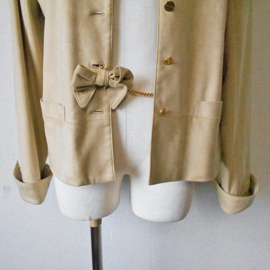 INGEBORG 美品 インゲボルグ 秋冬 向き スエード 風 チェーン
