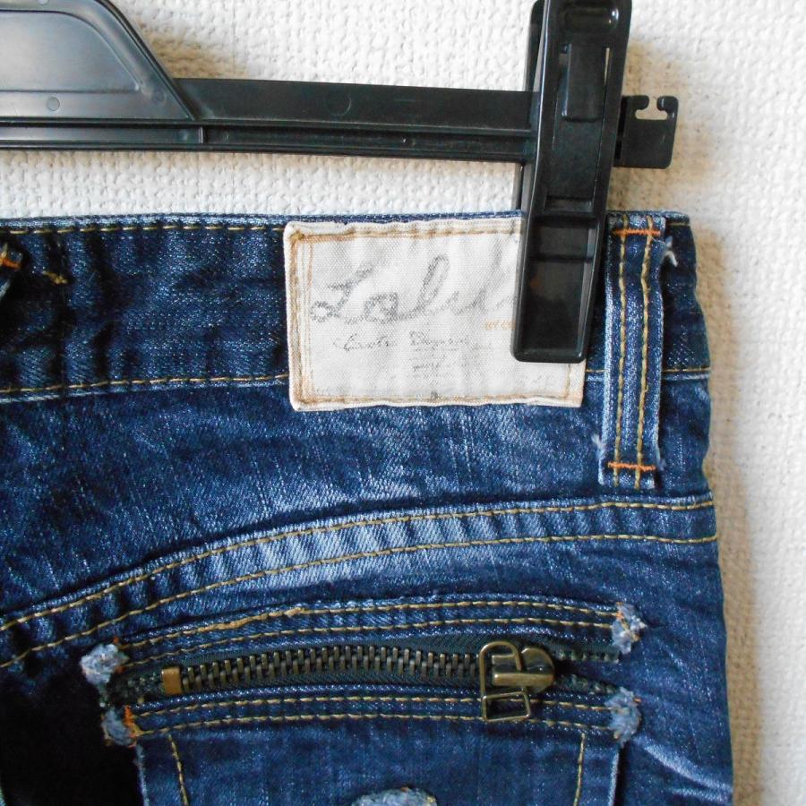 ロリータ ジーンズ LOLITA JEANS ダメージ 加工 レディース 用 ７分丈 クロップド ジーンズ M｜mamapocket4976｜07