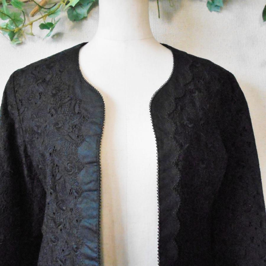 KANEKO ISAO 未使用 カネコイサオ 春夏秋 カットワーク 刺繍 の