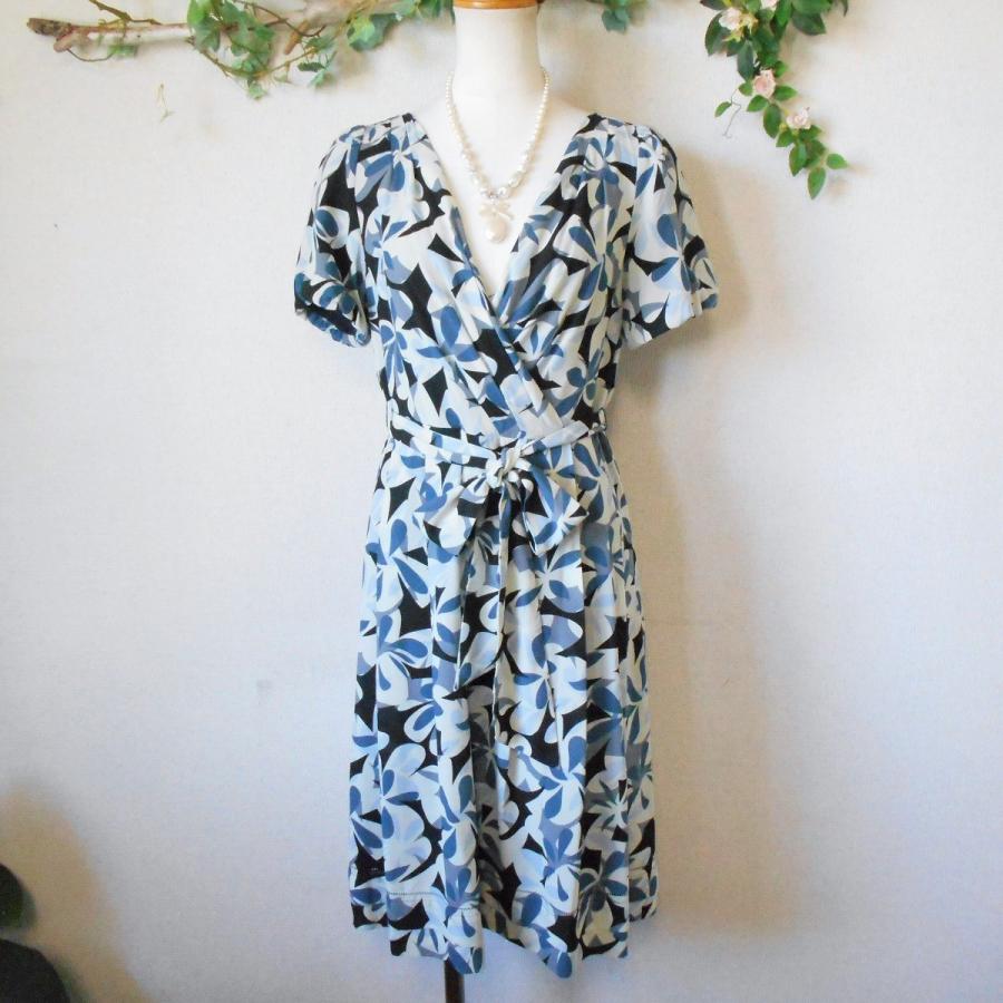 ルーニィ Lounie 春夏 向き サッシュ リボン 付き カシュクール ワンピース 38 09 14 リサイクルマーケットママポケット 通販 Yahoo ショッピング