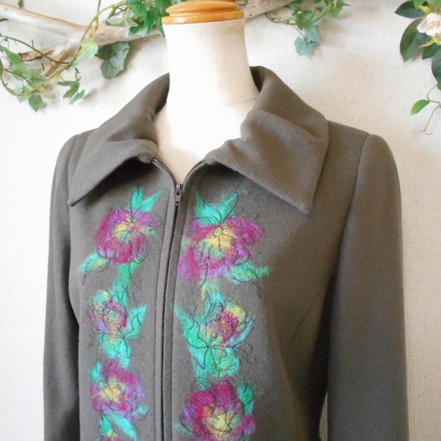 【美品】ユキトリイ-YUKI TORII-ツイードデニムジャケット サイズL 美品】ユキトリイ-YUKI TORII-ツイードデニムジャケット サイズL