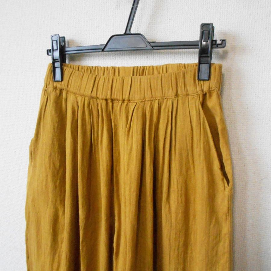 PRIDE　レーヨンリネン ロングガウチョパンツ　こげ茶【36】 ☆新品未使用☆ パンツ通販 | ワールド オンラインストア | WORLD ONLINE STORE