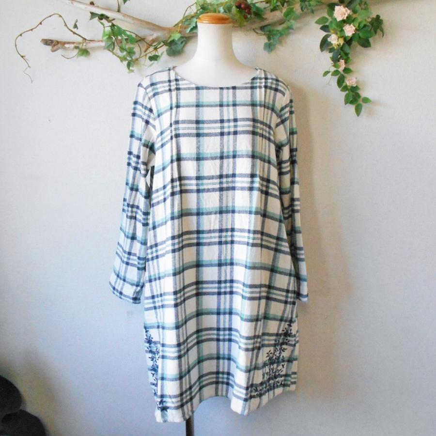 ドラッグストアーズ DRUG STORES ゆったり フリー サイズ 刺繍 入り 