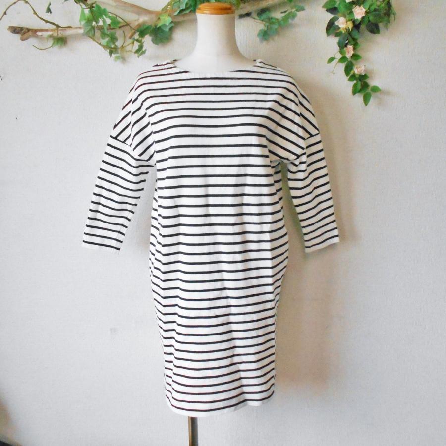 アース ミュージック エコロジー Earth Music Ecology 春夏 向き ７分袖 ボーダー 柄 ワンピース F 0426 09 リサイクルマーケットママポケット 通販 Yahoo ショッピング