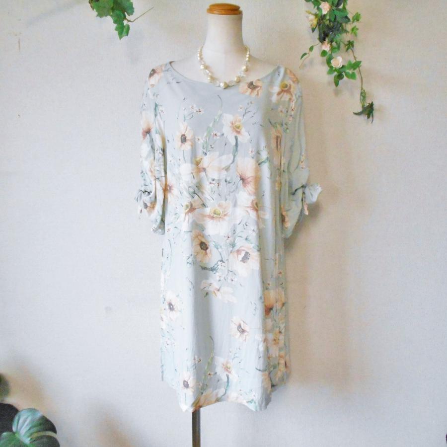 エイチ エム H M ゆったり サイズ 花柄 プリント 夏 向き ワンピース 42p 0610 04 リサイクルマーケットママポケット 通販 Yahoo ショッピング