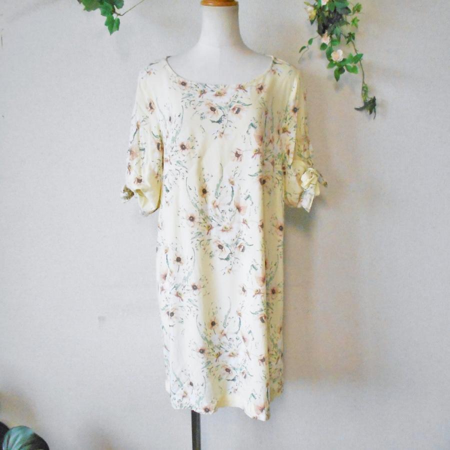 エイチ エム H M ゆったり サイズ 花柄 プリント 夏 向き ワンピース 42p 0610 05 リサイクルマーケットママポケット 通販 Yahoo ショッピング