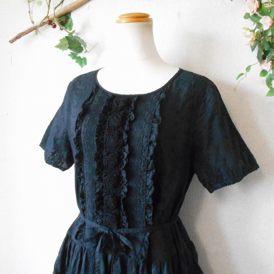 PINK HOUSE ピンクハウス お花 モチーフ の 可愛い カットワーク 刺繍  