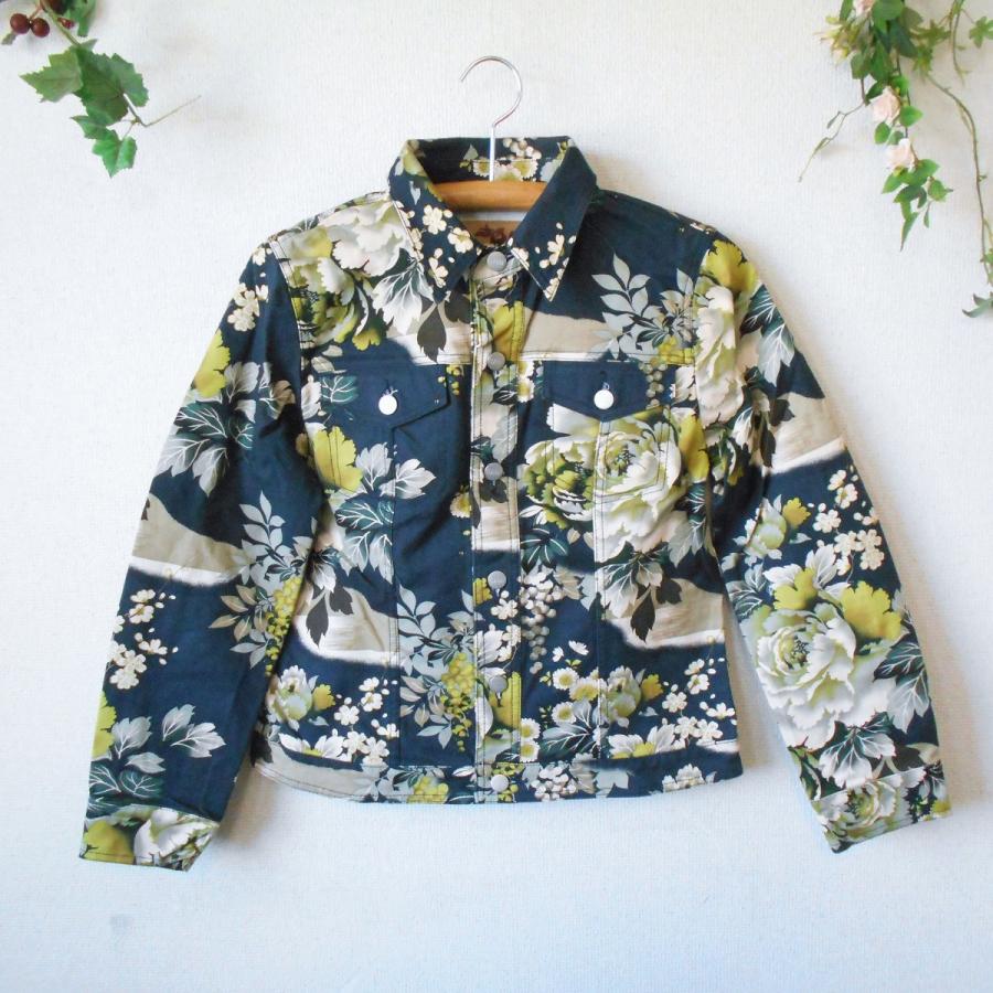 未使用 男女兼用 グラムディ GLAMDY 和柄 総柄 プリント ジャケット 日本製 1