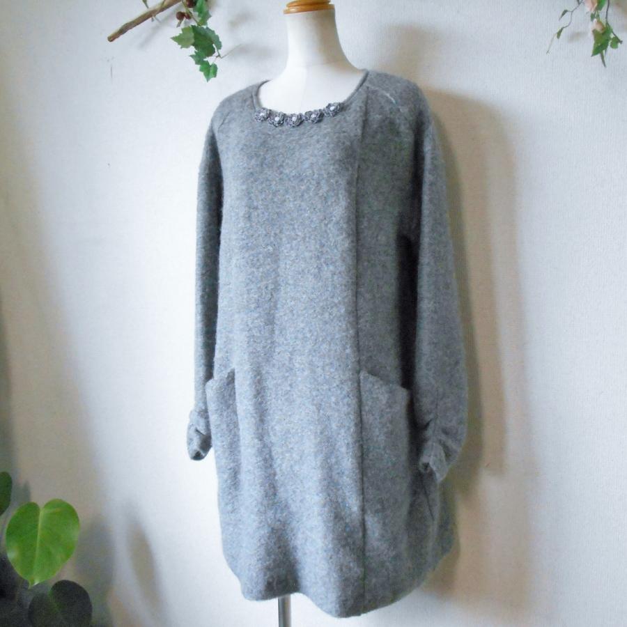 美品 16年 インゲボルグ Ingeborg お花 モチーフ 付き 冬 向き ワンピース 0910 09 リサイクルマーケットママポケット 通販 Yahoo ショッピング