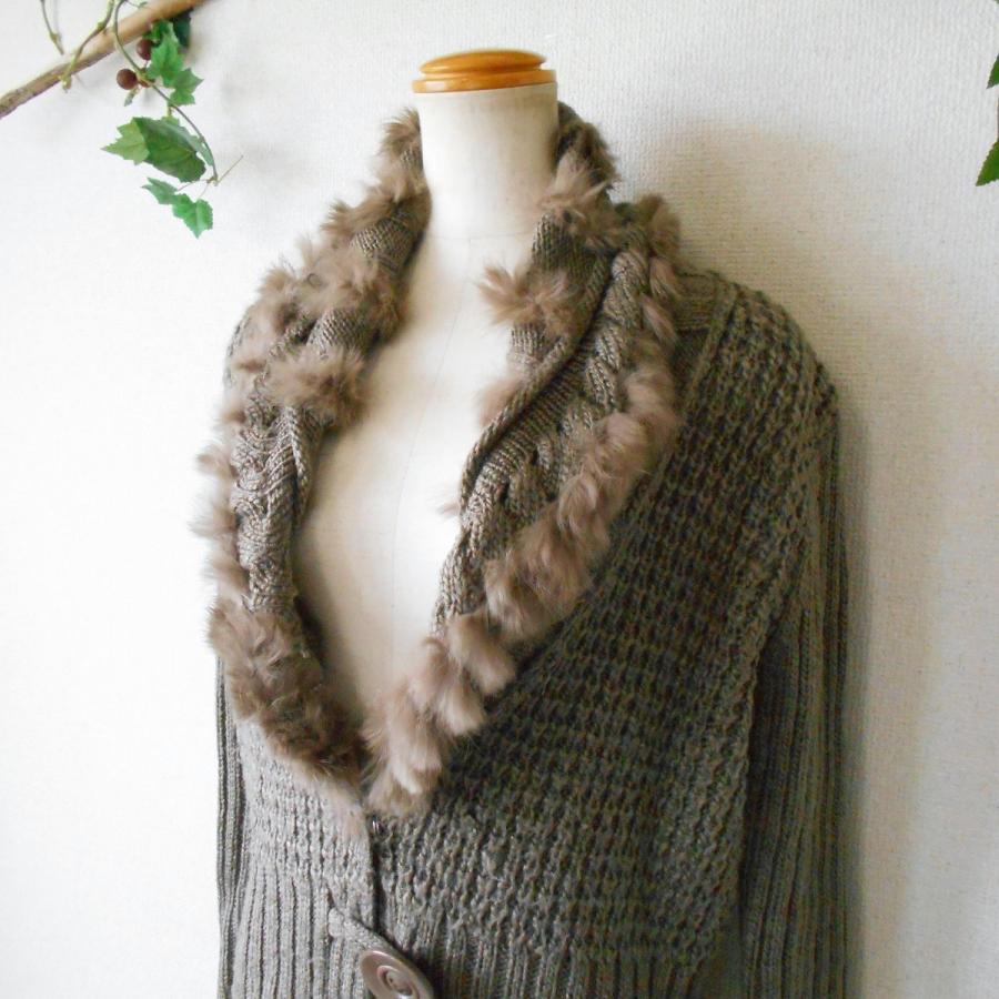 プリージング pleasing ラビット ファー 使用 レディース 用 ニット