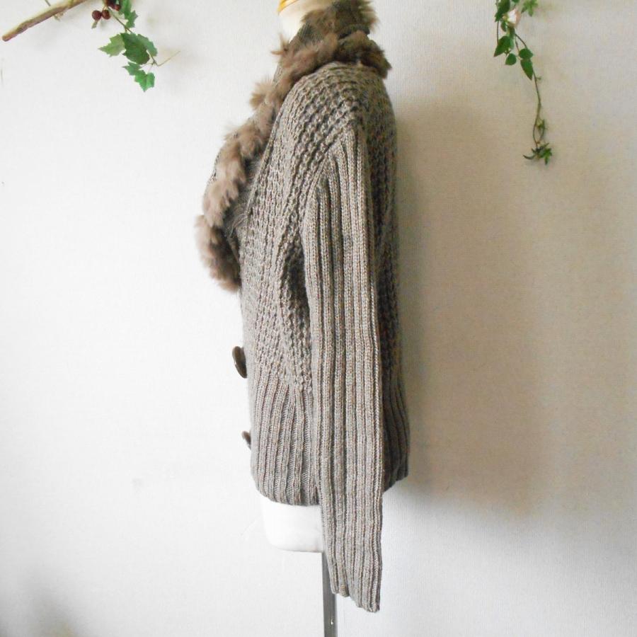 プリージング pleasing ラビット ファー 使用 レディース 用 ニット