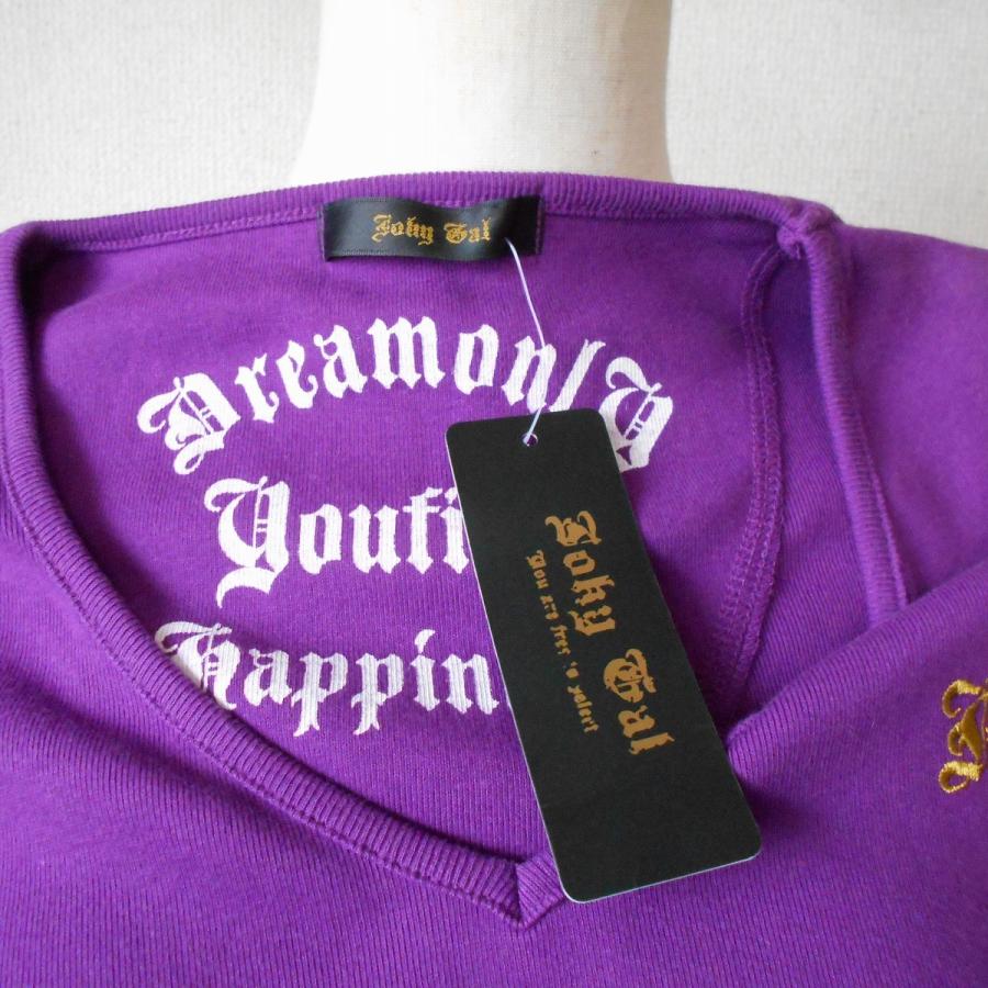 新品 タグ付き sohy gal クロスプラス 長袖 カットソー Vネック