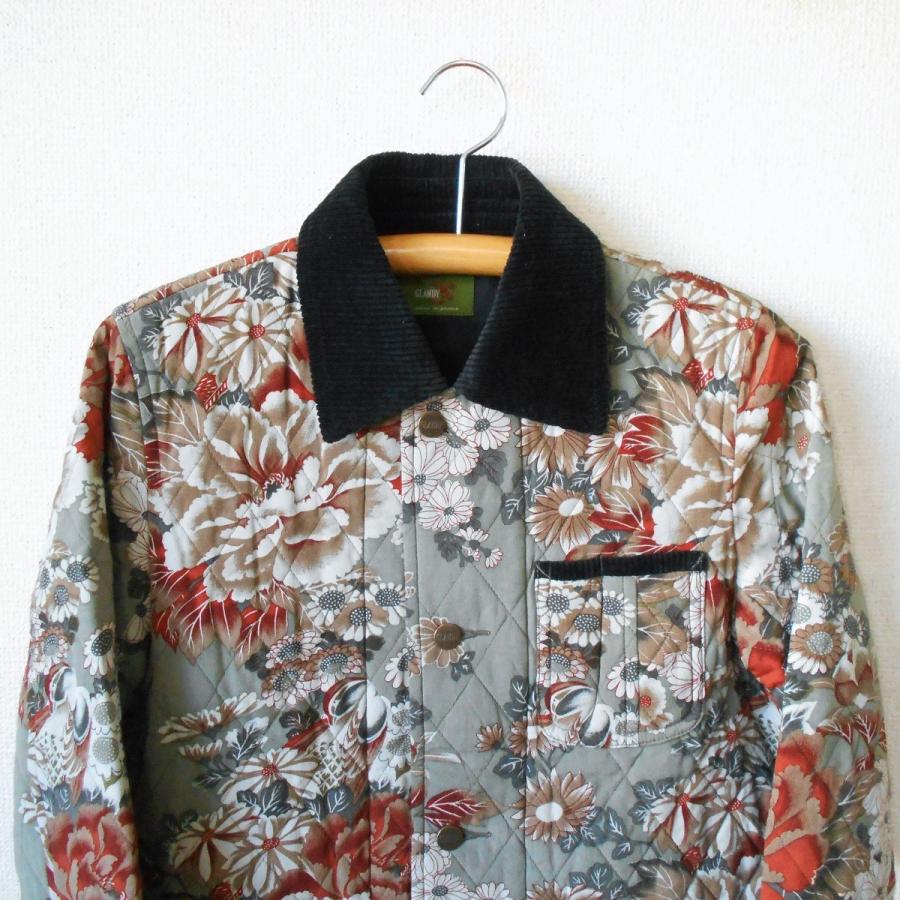 GLAMDY アウトレット グラムディ 和風花柄 ジャケット コート 和柄