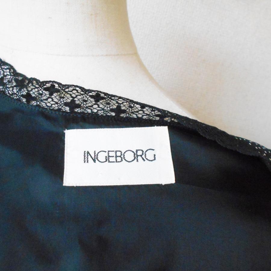 INGEBORG インゲボルグ レース 縁取りの 素敵 な ジャケット