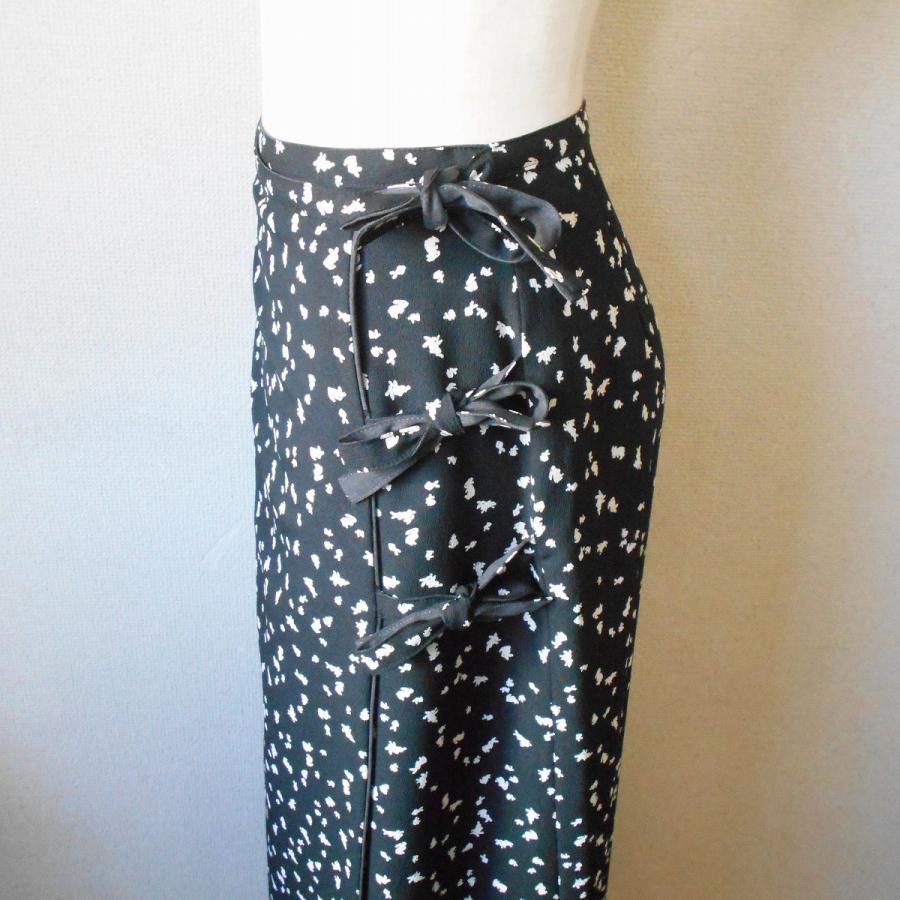 INGEBORG インゲボルグ ノーカラー ジャケット & 巻き スカート 上下  