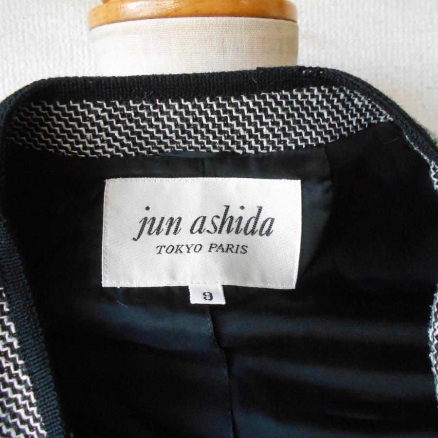 JUN ASHIDA 美品 ジュンアシダ jun ashida 絹 シルク 27% 入り JUN ASHIDA 美品 ジュンアシダ jun ashida 絹 シルク 27% 入り