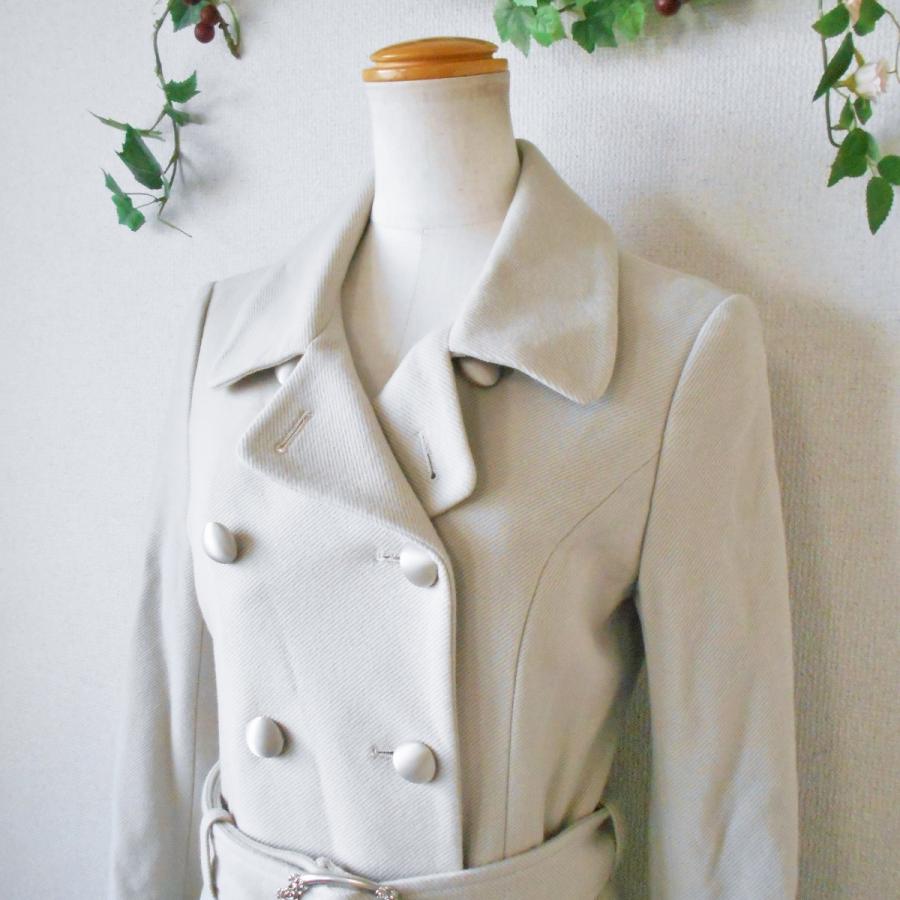 レストローズ LEST ROSE 袖口 エコ ファー 付き ロング 丈