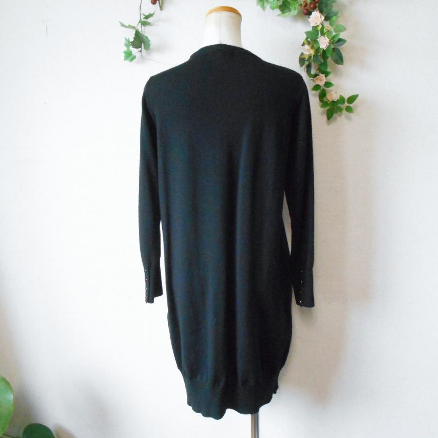 ２３区 ニジュウサンク オンワード 樫山 秋冬 向き ニット ワンピース 黒 38 1224 08 リサイクルマーケットママポケット 通販 Yahoo ショッピング