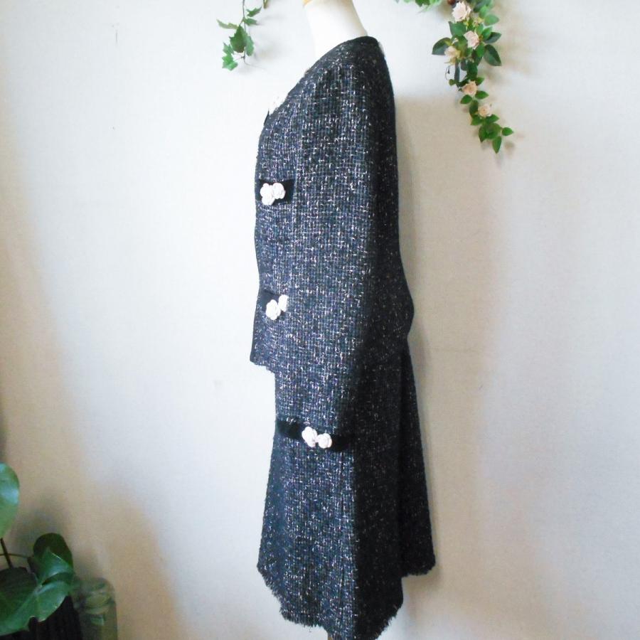 インゲボルグのスーツ INGEBORG（インゲボルグ） 秋冬 向き お花 モチーフ 付き ツーピース