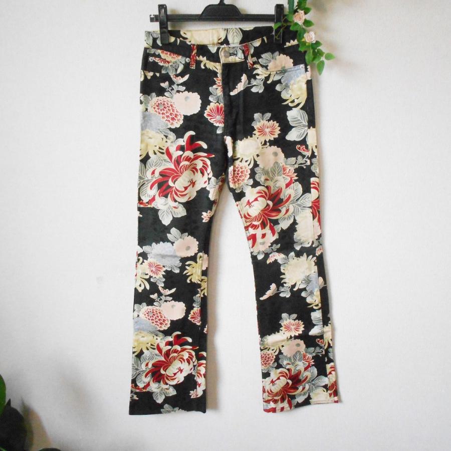 グラムディ GLAMDY 男女兼用 和柄 の お洒落 な 総柄 パンツ 2  
